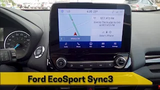 Learn all about Sync3 in the 2021 Ford EcoSport   Android Auto Apple Car Play and more