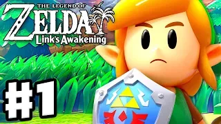 The Legend of Zelda: Link's Awakening - Gameplay Part 1 - Intro and Tail Cave! (Nintendo Switch)