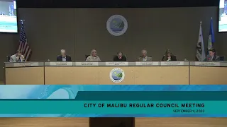 City Council Regular Meeting September 11, 2023