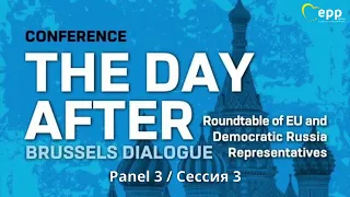 The Day After. Brussels Dialogue. Panel 3 (audio only). 5 June, 2023