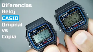 Diferencias Entre un Reloj CASIO Original vs Replica F91W ¿Cómo Reconocerlos? Externo e Interno