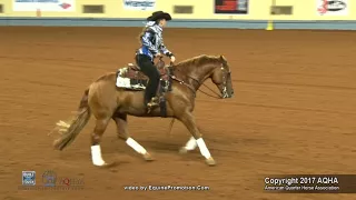 SKEETS FORTY FIVE ridden by MOLLY MITCHELL  - 2017 AQHYA World Show (Reining, FINALS)