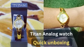 Titan analog women watch unboxing #viral #unboxing #bestsmartwatchunder2000