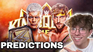 Official King and Queen of the Ring Matchcard Predictions