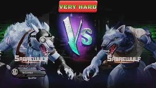 Killer Instinct: Sabrewulf Vs. Sabrewulf | Very Hard Difficulty