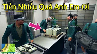 GTA 5 Roleplay #24 Phi Vụ Cướp Két Chứa Tiền Ngân Hàng - Tiền Nhiều Như Núi Và Cái Kết Shock !