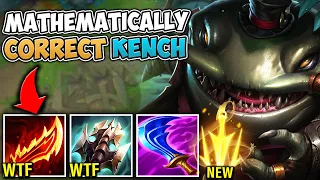 Mathematically Correct Tahm Kench converts health to on-hit damage (absolutely broken)