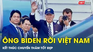 Hình ảnh Tổng thống Mỹ Joe Biden RỜI Hà Nội, kết thúc tốt đẹp chuyến thăm Việt Nam | VTs