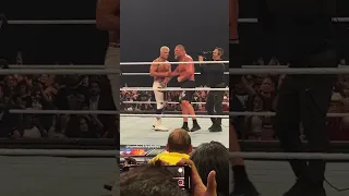 Brock Lesnar Gives Brutal Hug To Cody Rhodes After Loosing From Him At WWE Summer Slam 2023