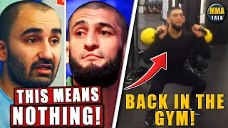 Khamzat's Coach FIRES BACK at anyone dispelling the hype,Chimaev BACK IN THE GYM 3days after UFC 273