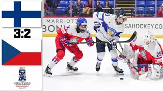 FINLAND VS CZECHIA BRONZ MEDAL GAME HIGHLIGHTS IIHF WOMEN WORLD CHAMPIONSHIP 2024