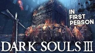 BLOODBORNE DASHING in the DARK SOULS 3 FIRST PERSON MOD!!