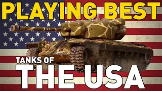 Playing the BEST tanks of the USA in World of Tanks!