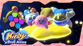 Kirby Star Allies for Switch ᴴᴰ Full Playthrough (100% Main Story, 4 Player)