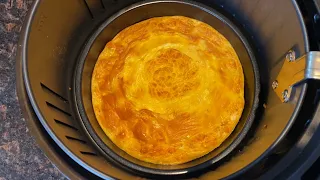 Air Fryer Egg Omelette - A Perfect Omelette With Cheese And You Don't Have To Flip It! MUST MAKE!