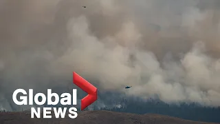 How does wildfire smoke in Canada impact air quality and trigger health hazards?