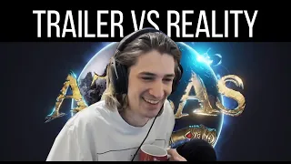 xQc Reacts To ATLAS: TRAILER VS REALITY | WITH CHAT