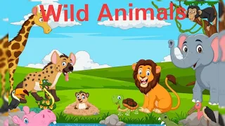 Wild Animals and their Sounds | Learn wild animals sounds and names for children
