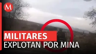 Mina oculta explota con militares en Jalisco; hay dos muertos