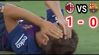 Milan win a dramatic on Barcelona 2018 (1-0)