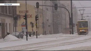 Сніговий циклон і сильні морози накрили Польщу: що відбувається в країні / Спецрепортаж