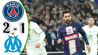 Paris Saint-Germain vs Marseille 1-2 Goals Highlights HD | Coupe de France