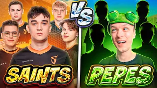 GENTLEMAN VS ABOVEN 🐸| ТИМСПИК SAINTS ПРОТИВ PEPES🏆