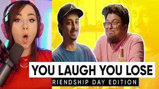 Reacting to You Laugh You Lose I Friendship Day Edition I Jordindian