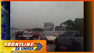 Matinding trapiko, sumalubong sa mga motorista sa SLEX ngayong umaga | Frontline Sa Umaga