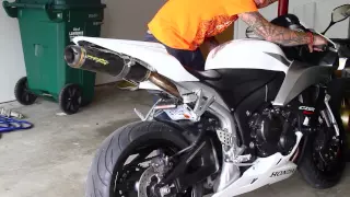 Honda CBR600rr exhaust sound Two Brothers Racing Mufflers