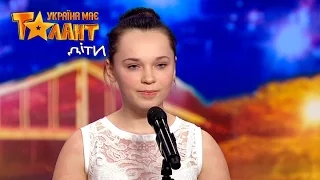 This girl touched the hearts with her opera singing on Ukraine's Got Talent.