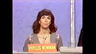 What's My Line? (Blyden):  1974 ep. w/Phyllis Newman as Mystery Guest