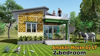 House Design | Amakan Simple HOUSE DESIGN |  ( 50 SQM FLOOR AREA )