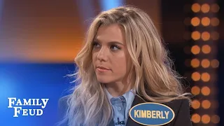 The Band Perry's Kimberly KILLS on Fast Money | Celebrity Family Feud | OUTTAKE