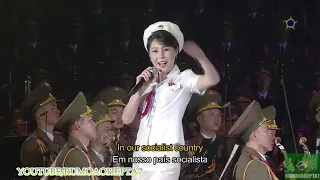 North Korean Moranbong Band With Pride English Translation Com Orgulho