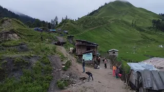 Organic Nepali Mountain Village Life in Nepal | Traditional Way To Village Food Cooking