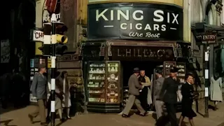 1940s London Corner Shop [60 fps, Colorized]