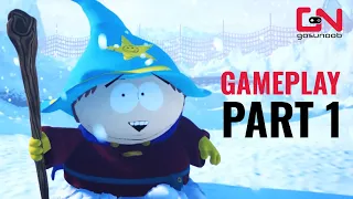 South Park Snow Day Gameplay Part 1 - Intro cinematic, Character Creation, Tutorial, Gameplay Basics