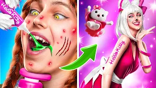 Экстремальное перевоплощение с гаджетами из TikTok! Как стать Hello Kitty!