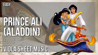 Viola Sheet Music: How to play Prince Ali (Aladdin) by Robin Williams