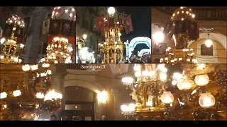 Candelore in Via Etnea, Piazza Duomo, Piazza Mazzini - 1/2/2015 Catania