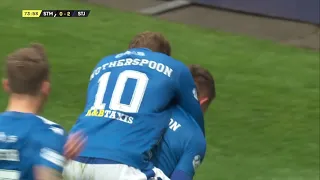 Glenn Middleton scores stunning free kick for St Johnstone in Scottish Cup semi final v St Mirren