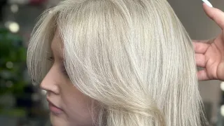 Окрашивание волос с технике Тотал блонд , с защитой Ola plex