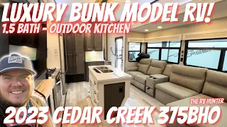 2023 Cedar Creek 375BHO | Luxury Bunk Model RV - Outdoor Kitchen!!