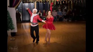 Mariah Carey's All I Want For Christmas Is You Dance Routine Ballroom Partner East Coast Swing!