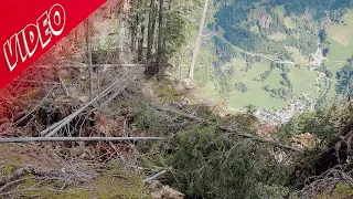 Mehrere tausend Kubikmeter Geröll abgegangen