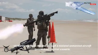 US Marines practice UAS unmanned aircraft system