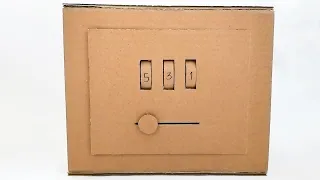 Cardboard Safe Box | How to make Safe Box from Cardboard