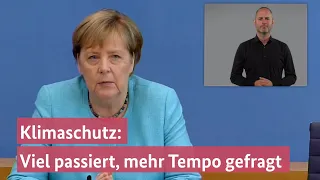 Kanzlerin Merkel zur Klimaschutzpolitik (DGS)