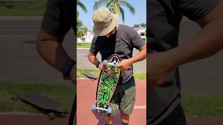 Provando dos tipos de longboard